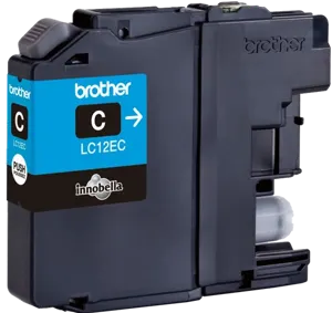 Brother LC12EC Cyan Cartouche d'encre — Consommables informatiques