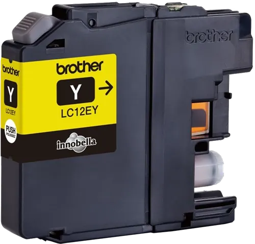 Brother LC12EY Jaune Cartouche d'encre — Consommables informatiques
