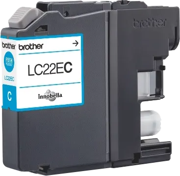 Brother LC22EC Cyan Cartouche d'encre — Consommables informatiques