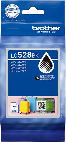 Brother LC528BK Noir(e) Cartouche d'encre — Consommables informatiques