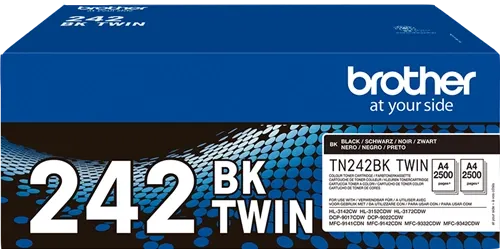Brother TN-242BK TWIN Multipack Noir(e) — Consommables informatiques