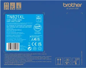 Brother TN-821XLC Cyan Toner — Consommables informatiques