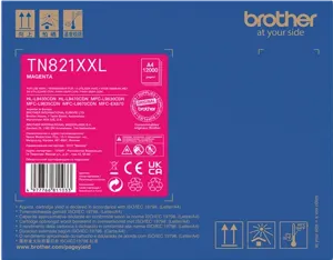 Brother TN-821XXLM Magenta Toner — Consommables informatiques