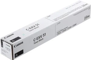 Canon C-EXV51bk Noir(e) Toner — Consommables informatiques