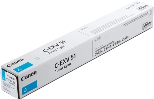 Canon C-EXV51c Cyan Toner — Consommables informatiques