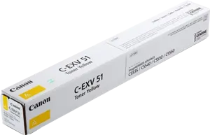 Canon C-EXV51y Jaune Toner — Consommables informatiques