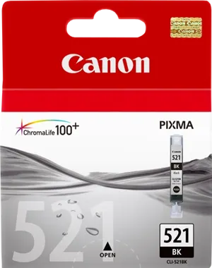 Canon CLI-521bk Noir(e) Cartouche d'encre 2933B001 — Consommables informatiques