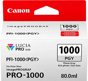 Canon PFI-1000pgy Cartouche d'encre 0553C001 — Consommables informatiques