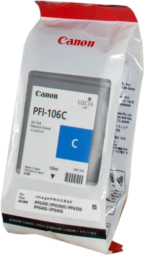 Canon PFI-106c Cyan Cartouche d'encre 6622B001 — Consommables informatiques