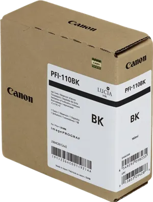 Canon PFI-110bk Noir(e) Cartouche d'encre 2364C001 — Consommables informatiques