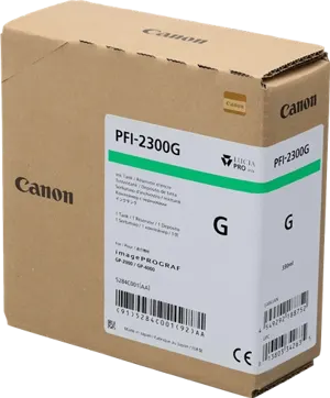 Canon PFI-2300g Vert Cartouche d'encre 5284C001 — Consommables informatiques