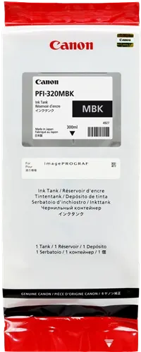 Canon PFI-320mbk Noir (Matt) Cartouche d'encre 2889C001 — Consommables informatiques