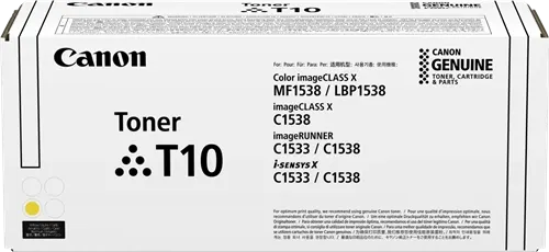 Canon T10 y Jaune Toner — Consommables informatiques