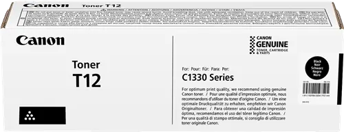 Canon T12 bk Noir(e) Toner — Consommables informatiques