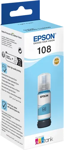 Epson 108 Cyan (brillant) Cartouche d'encre C13T09C54A — Consommables informatiques