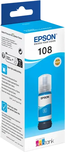 Epson 108 Cyan Cartouche d'encre C13T09C24A — Consommables informatiques