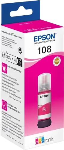 Epson 108 Magenta Cartouche d'encre C13T09C34A — Consommables informatiques