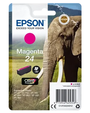 Epson 24 Magenta Cartouche d'encre C13T24234012 — Consommables informatiques