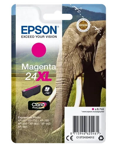 Epson 24 XL Magenta Cartouche d'encre C13T24334012 — Consommables informatiques