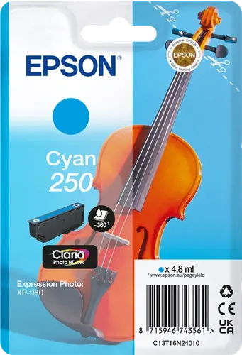 Epson 250 Cyan Cartouche d'encre C13T16N24010 — Consommables informatiques
