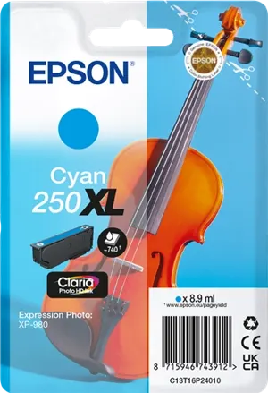 Epson 250 XL Cyan Cartouche d'encre C13T16P24010 — Consommables informatiques