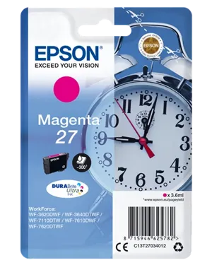 Epson 27 Magenta Cartouche d'encre C13T27034012 — Consommables informatiques
