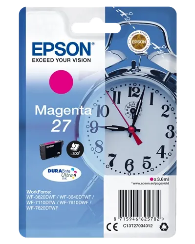 Epson 27 Magenta Cartouche d'encre C13T27034012 — Consommables informatiques