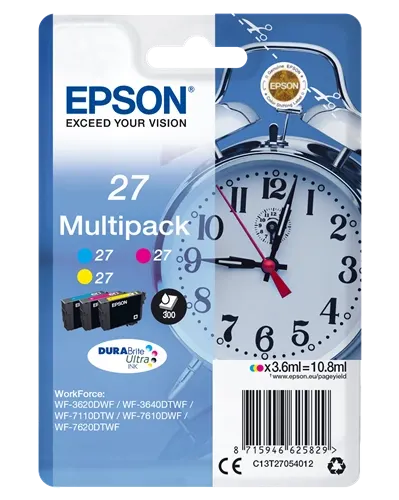 Epson 27 Multipack Cyan / Magenta / Jaune — Consommables informatiques