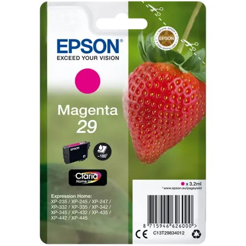 Epson 29 Magenta Cartouche d'encre C13T29834012 — Consommables informatiques