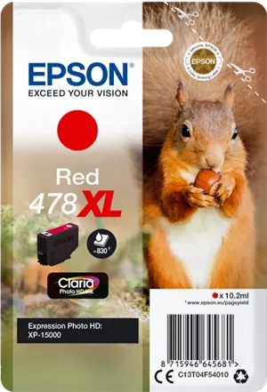 Epson 478XL Rouge Cartouche d'encre C13T04F54010 — Consommables informatiques