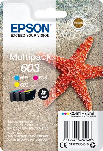 Epson 603 Multipack Cyan / Magenta / Jaune — Consommables informatiques