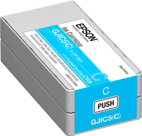 Epson GJIC5-C Cyan Cartouche d'encre C13S020564 — Consommables informatiques