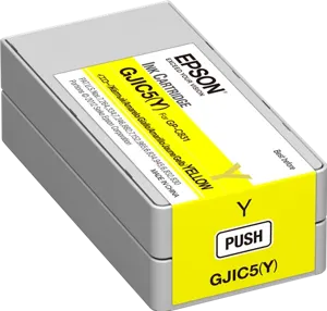 Epson GJIC5-Y Jaune Cartouche d'encre C13S020566 — Consommables informatiques