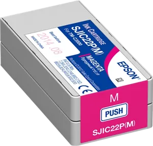 Epson SJIC22P-M Magenta Cartouche d'encre C33S020603 — Consommables informatiques
