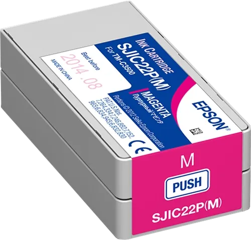 Epson SJIC22P-M Magenta Cartouche d'encre C33S020603 — Consommables informatiques