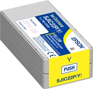 Epson SJIC22P-Y Jaune Cartouche d'encre C33S020604 — Consommables informatiques