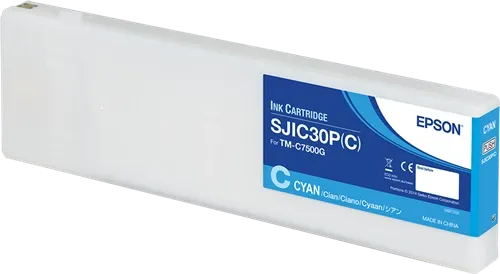 Epson SJIC30P-C Cyan Cartouche d'encre C33S020640 — Consommables informatiques