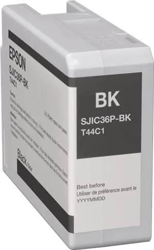 Epson SJIC36P-K Noir(e) Cartouche d'encre C13T44C140 — Consommables informatiques