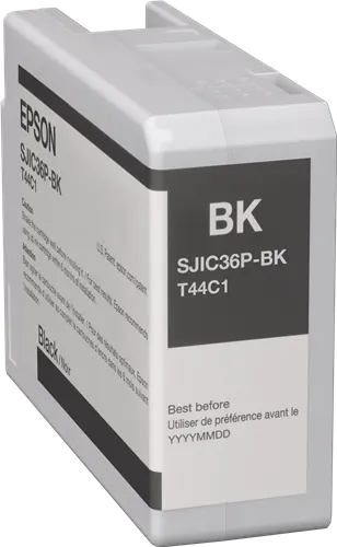 Epson SJIC36P-K Noir(e) Cartouche d'encre C13T44C140 — Consommables informatiques