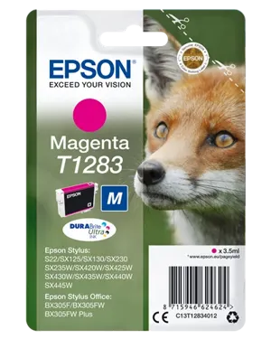 Epson T1283 Magenta Cartouche d'encre C13T12834012 — Consommables informatiques