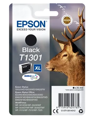 Epson T1301 XL Noir(e) Cartouche d'encre C13T13014012 — Consommables informatiques
