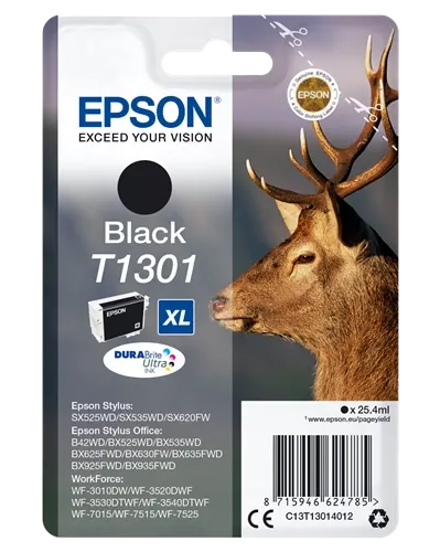 Epson T1301 XL Noir(e) Cartouche d'encre C13T13014012 — Consommables informatiques