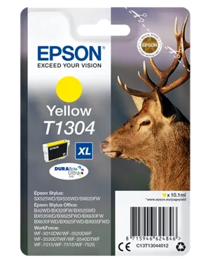 Epson T1304 XL Jaune Cartouche d'encre C13T13044012 — Consommables informatiques