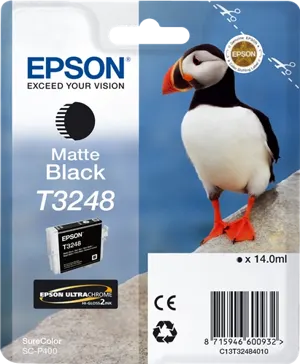 Epson T3248 Noir (Matt) Cartouche d'encre C13T32484010 — Consommables informatiques