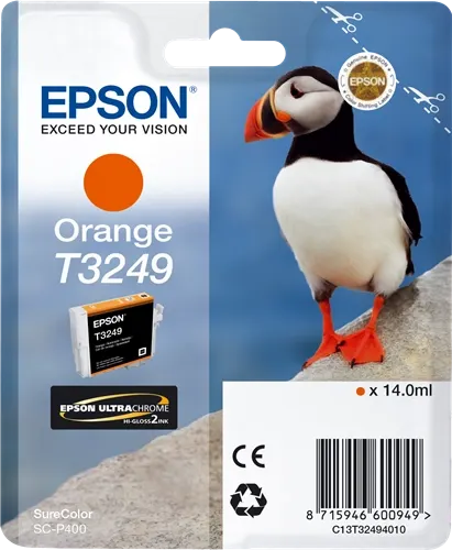 Epson T3249 Orange Cartouche d'encre C13T32494010 — Consommables informatiques
