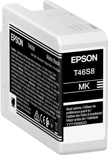 Epson T46S8 Noir (Matt) Cartouche d'encre C13T46S80N — Consommables informatiques