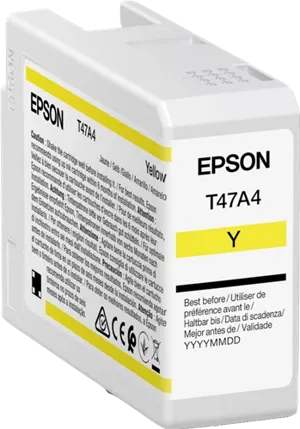 Epson T47A4 Jaune Cartouche d'encre C13T47A400 — Consommables informatiques