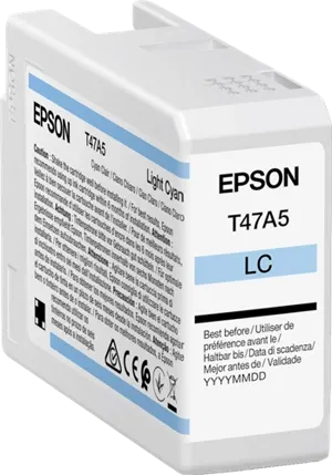 Epson T47A5 Cyan (brillant) Cartouche d'encre C13T47A500 — Consommables informatiques