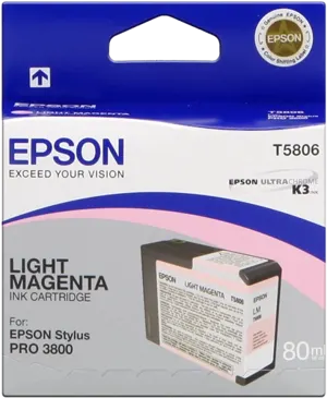 Epson T5806 Magenta (brillant) Cartouche d'encre C13T580600 — Consommables informatiques