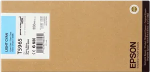 Epson T5965 Cyan (brillant) Cartouche d'encre C13T596500 — Consommables informatiques